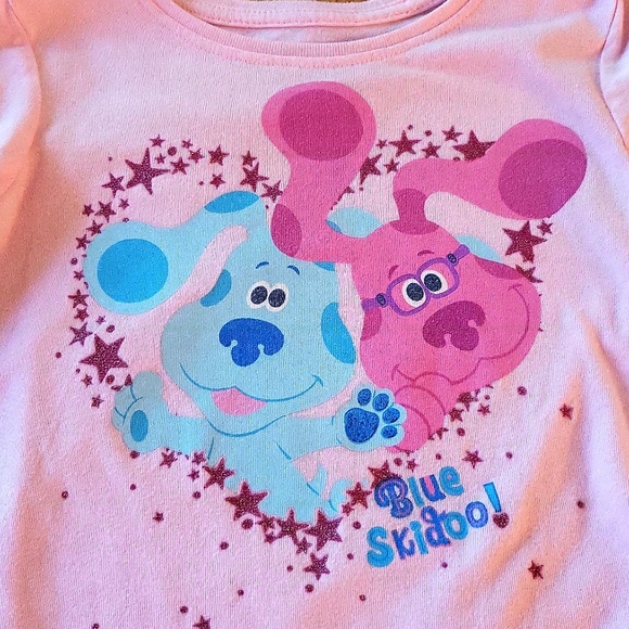 Blue's Clues pink long sleeved tee shirt - Picture 3 of 3